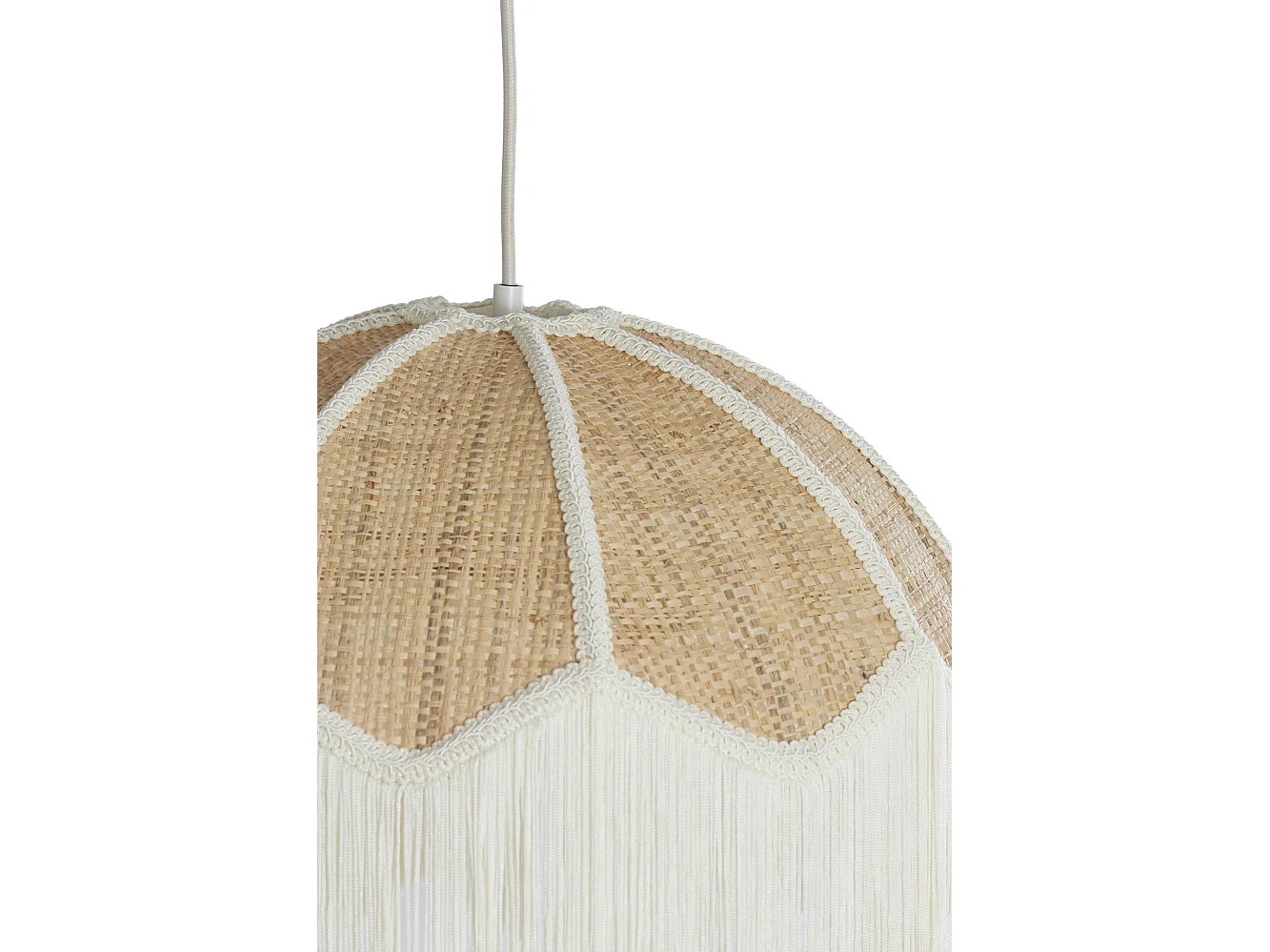 Lampe à suspension MALACIA - Ø40x33cm - Marron