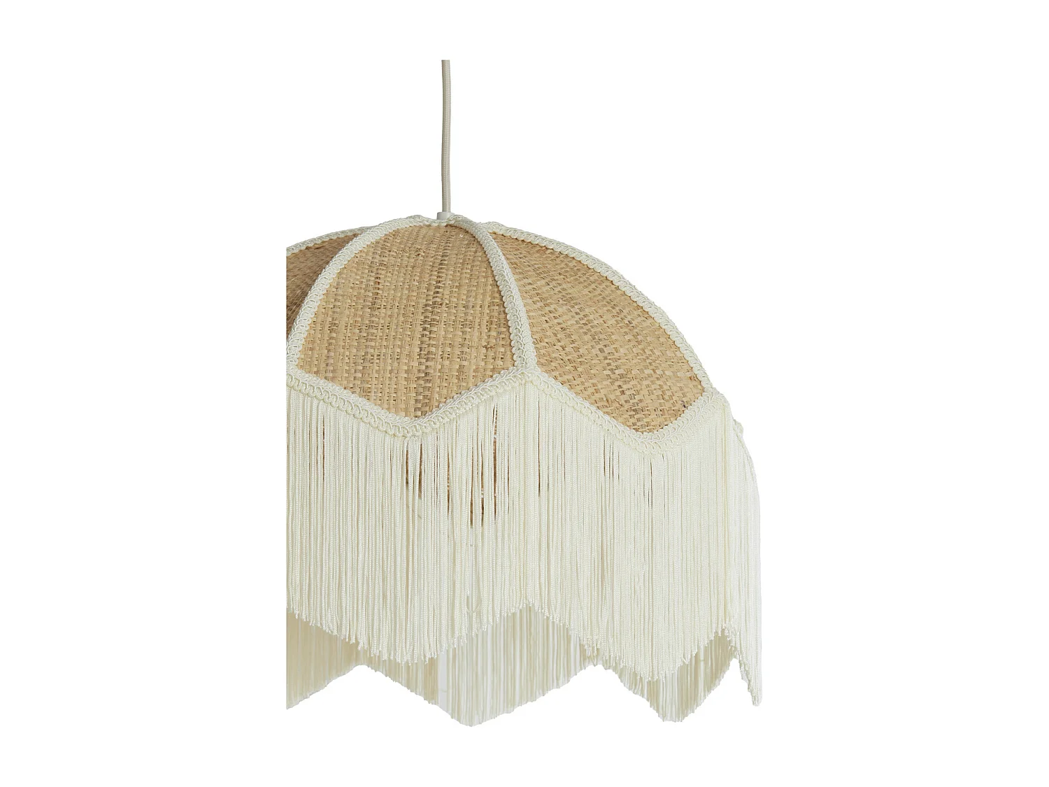 Lampe à suspension MALACIA - Ø40x33cm - Marron
