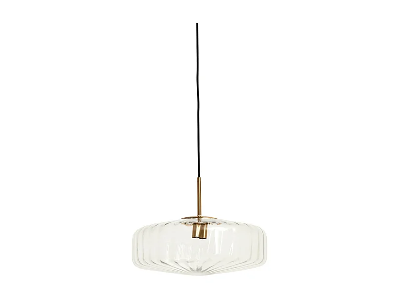 Hanglamp PLEAT - Ø30x17cm - Helder