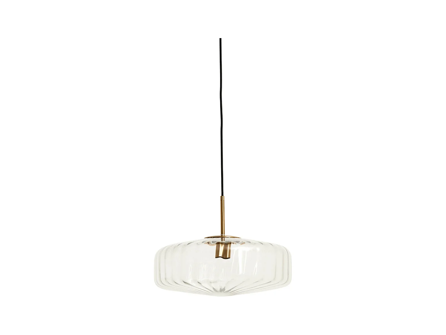 Suspension PLEAT - Ø30x17cm - Transparent