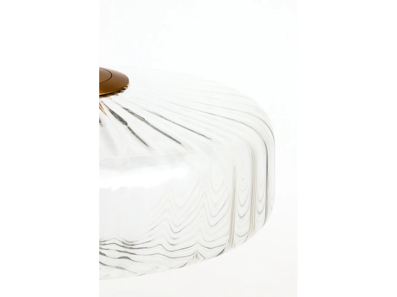 Suspension PLEAT - Ø30x17cm - Transparent