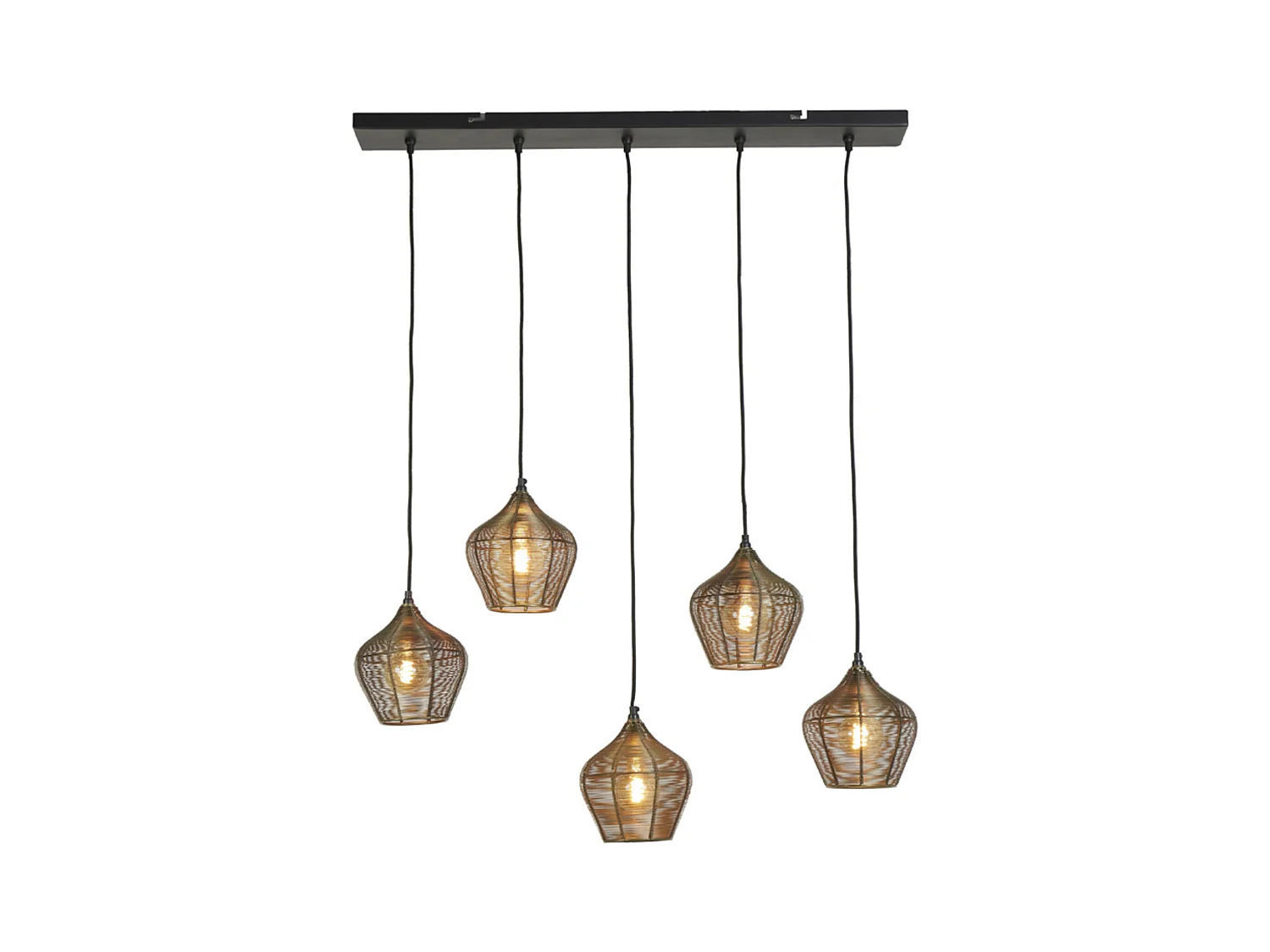 Suspension ALVARO - 100x20x122cm - Bronze