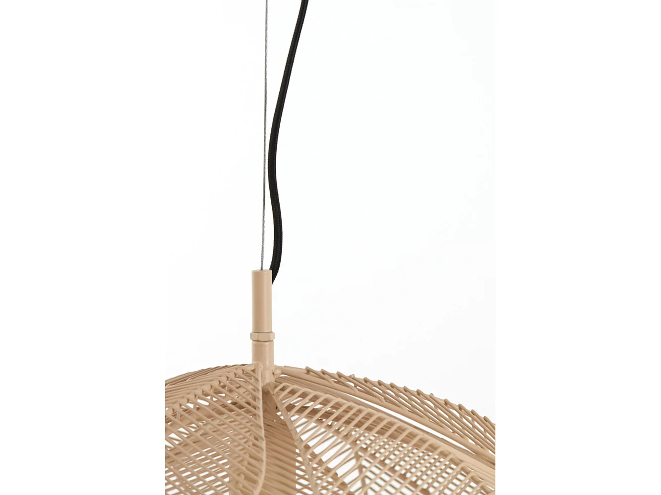 Pendelleuchte PAVAS - Ø54x24,5cm - Braun