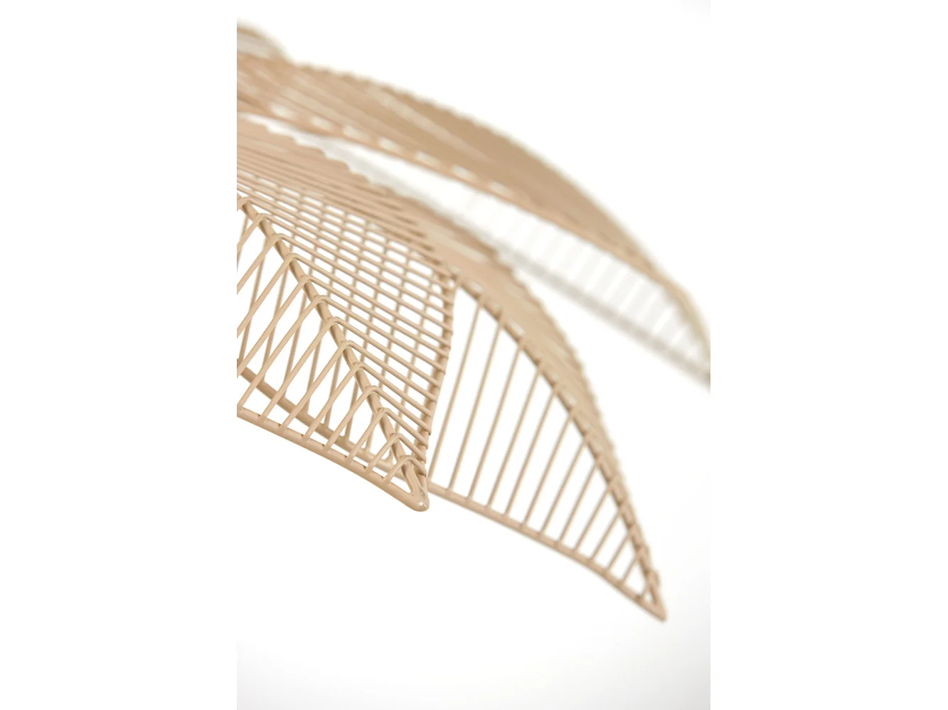 Pendelleuchte PAVAS - Ø54x24,5cm - Braun