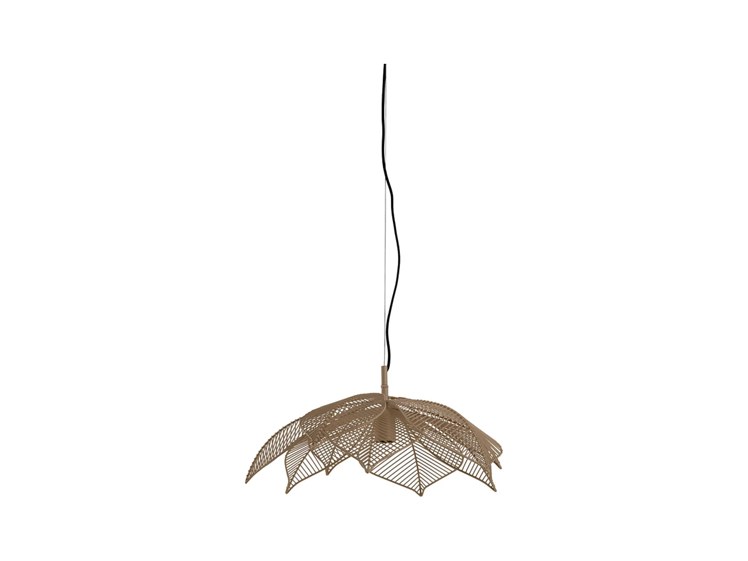 Suspension PAVAS - Ø54x24,5cm - Marron