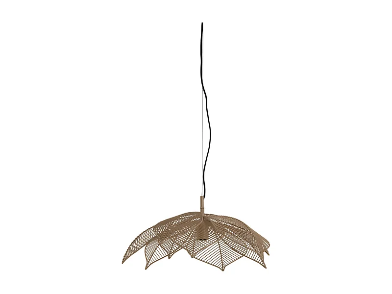 Hanglamp PAVAS - Ø54x24.5cm - Bruin