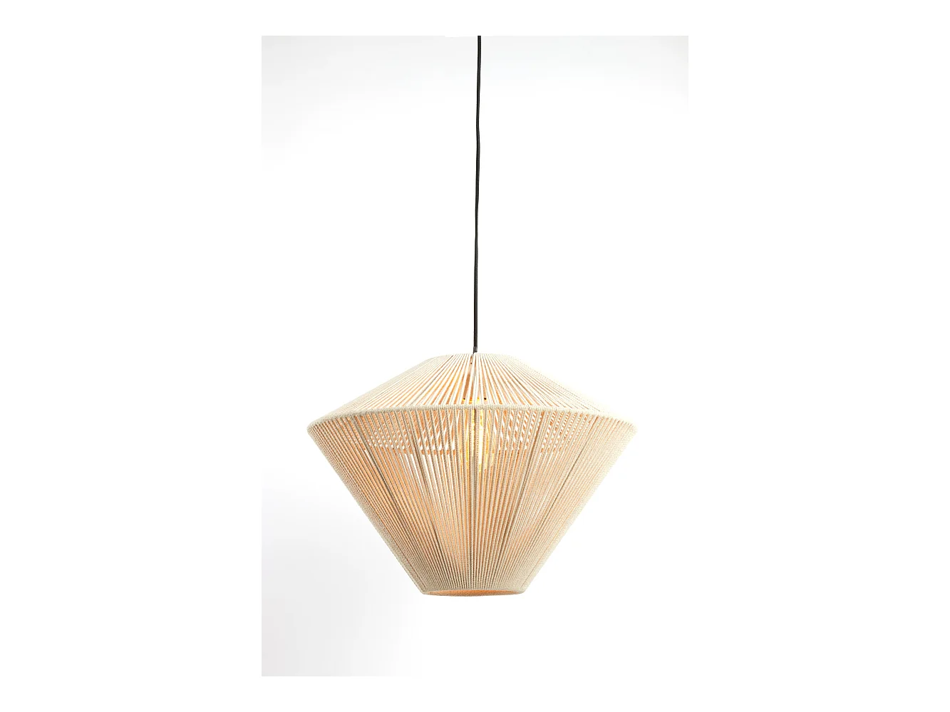 Pendelleuchte FELIDA - Ø56x43cm - Braun