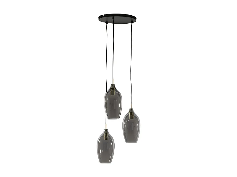 Hanglamp LUKARO - Ø35x32cm - Grijs