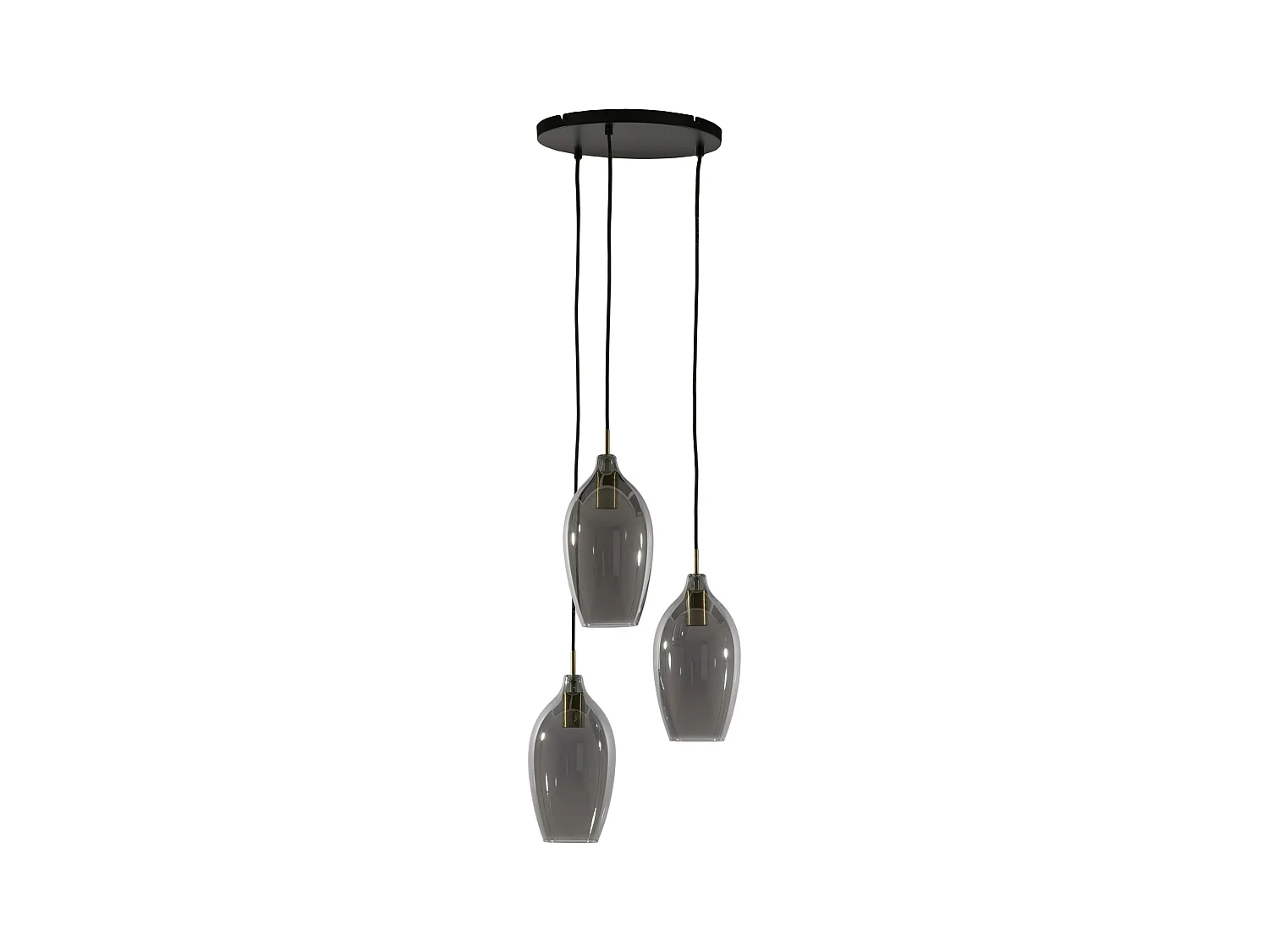 Suspension LUKARO - Ø35x32cm - Gris