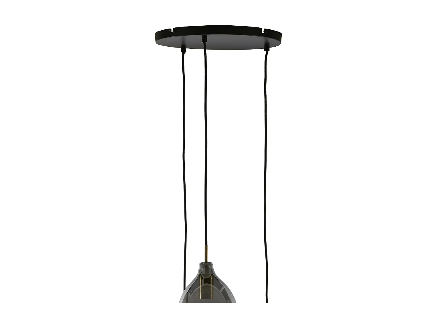 Suspension LUKARO - Ø35x32cm - Gris
