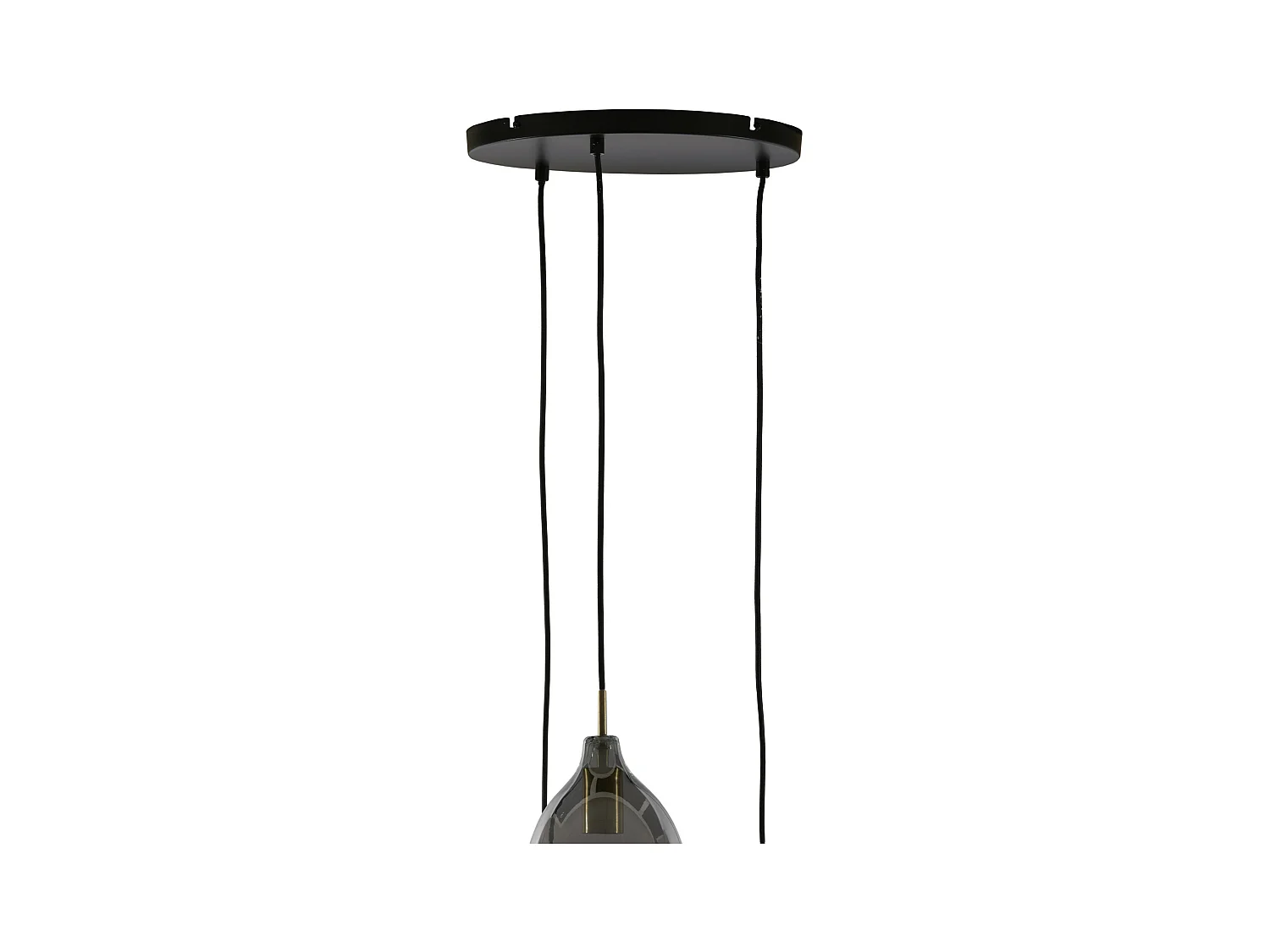 Suspension LUKARO - Ø35x32cm - Gris