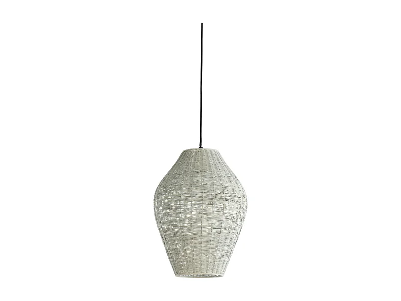 Suspension ARRIATE - Ø26x36cm - Blanc