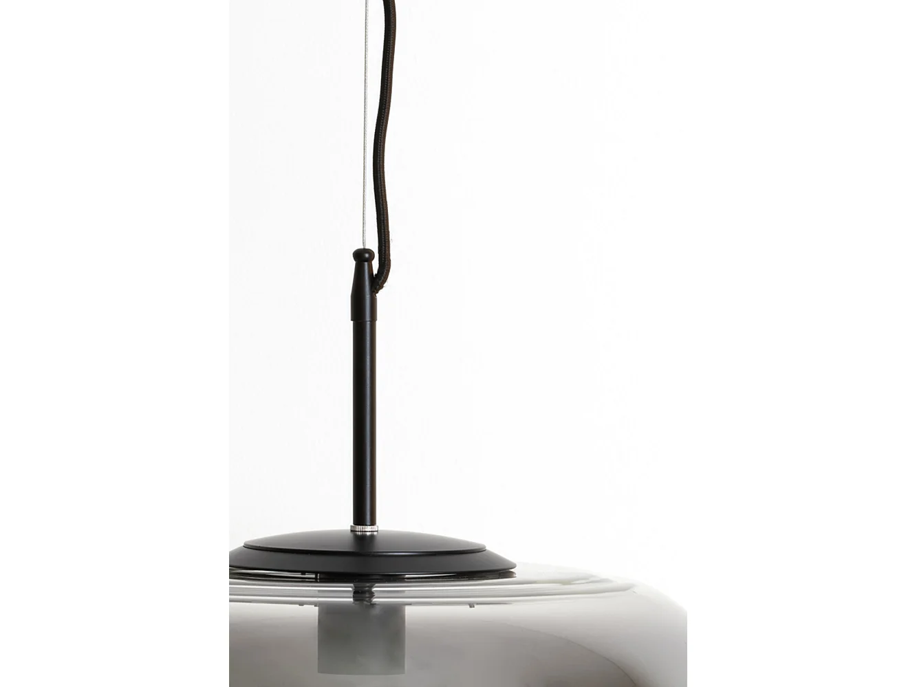 Suspension MISTY - Ø45x48cm - Gris