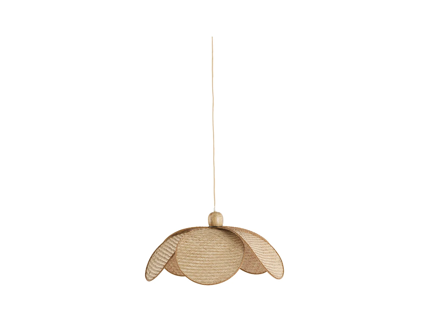 Lampe à suspension LAVRIO - Ø48x29cm - Marron