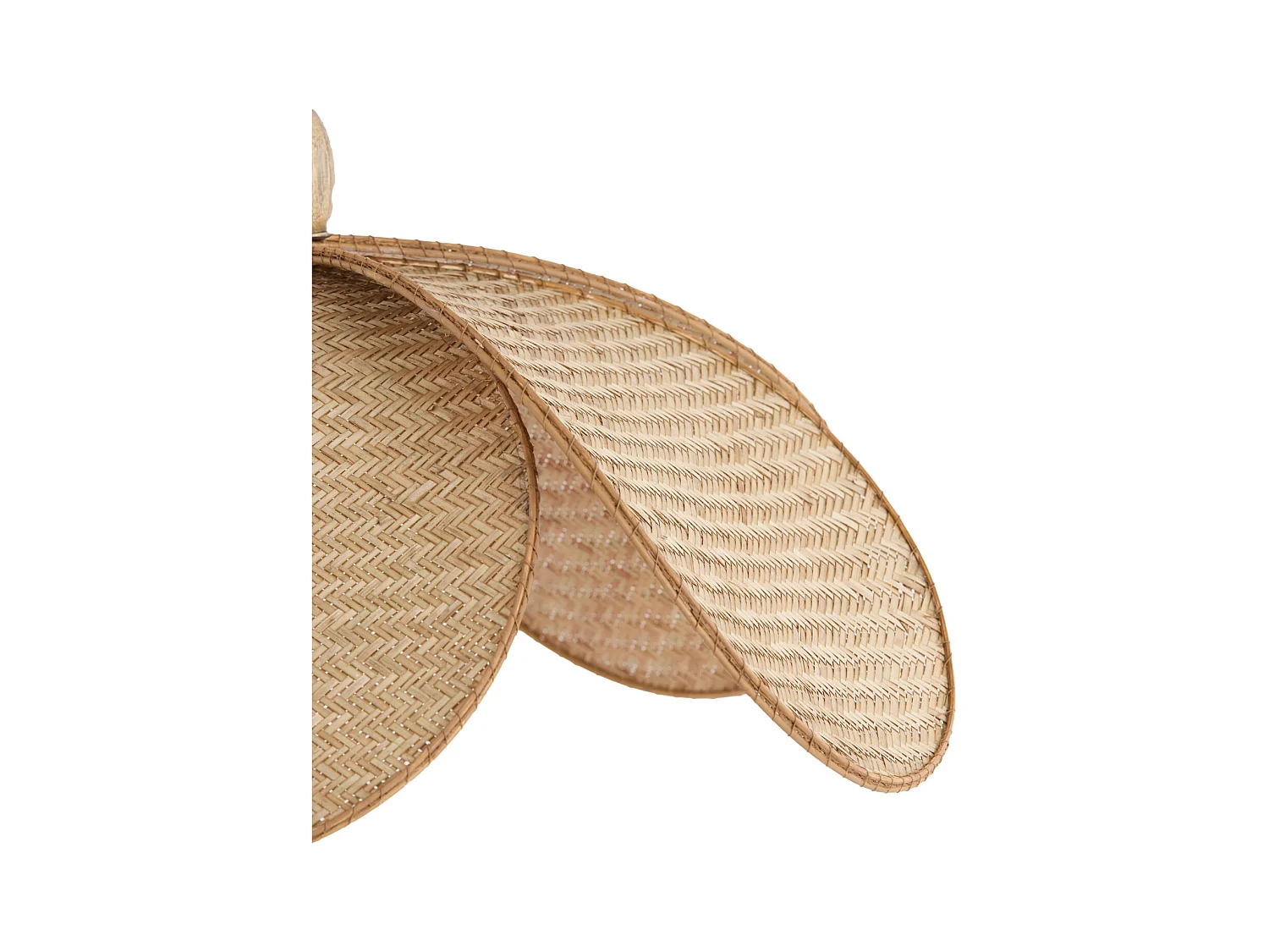 Lampe à suspension LAVRIO - Ø48x29cm - Marron