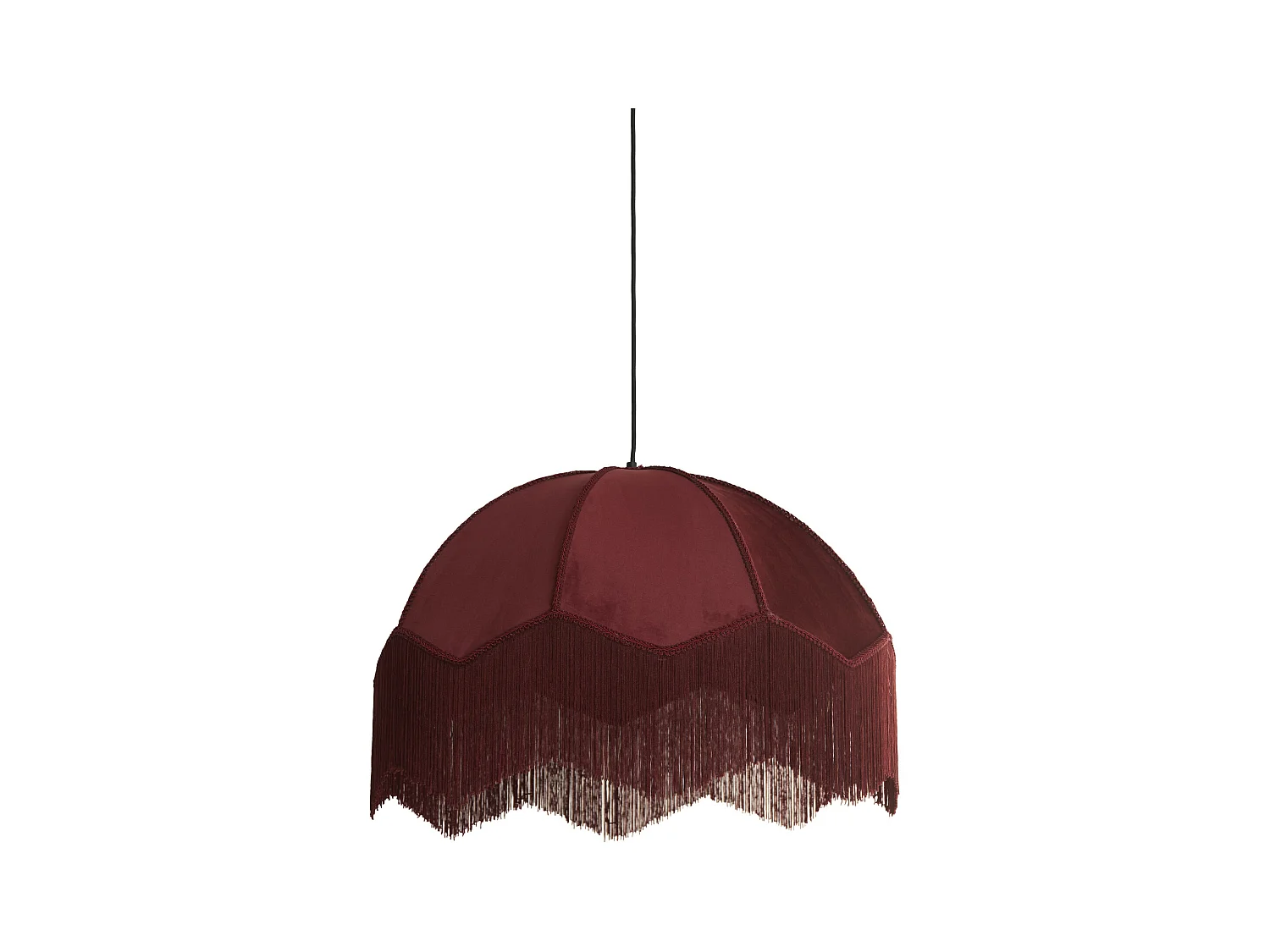 Suspension MALACIA - Ø50x38cm - Rouge