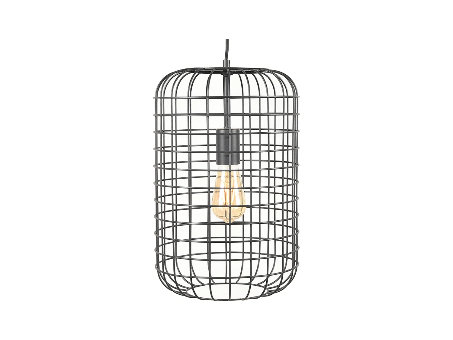 Suspension Solido 26x26x150cm - Noir - Métal