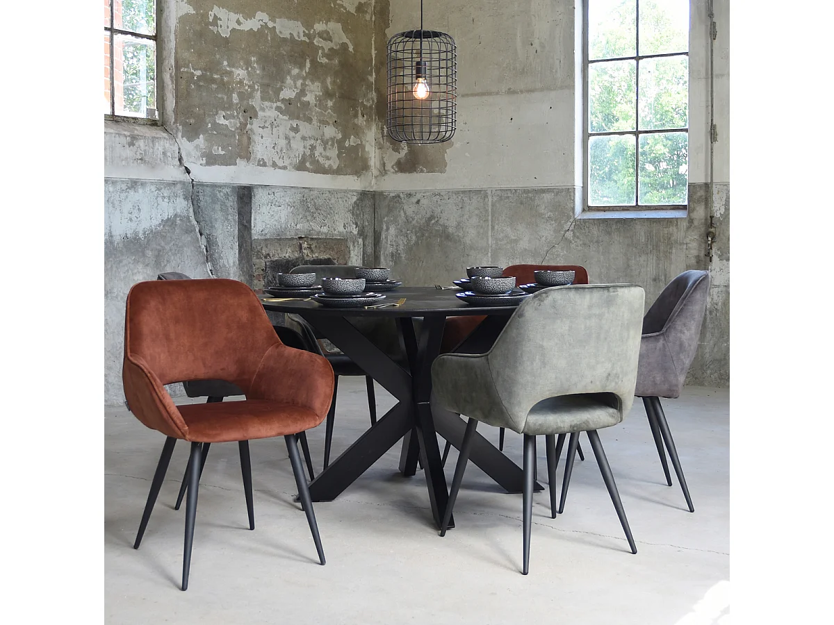 Suspension Solido 26x26x150cm - Noir - Métal