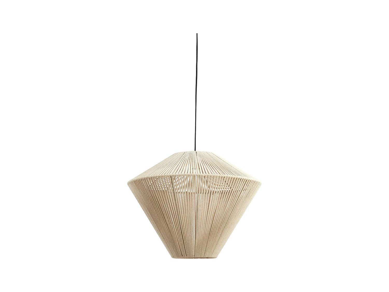 Suspension FELIDA - Ø53x37cm - Marron
