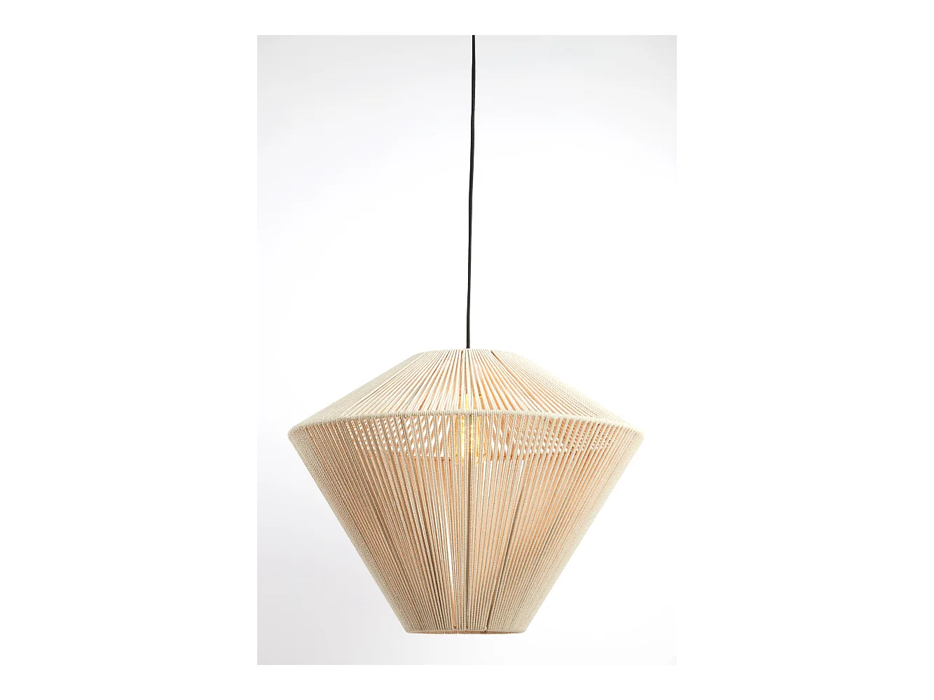 Suspension FELIDA - Ø53x37cm - Marron