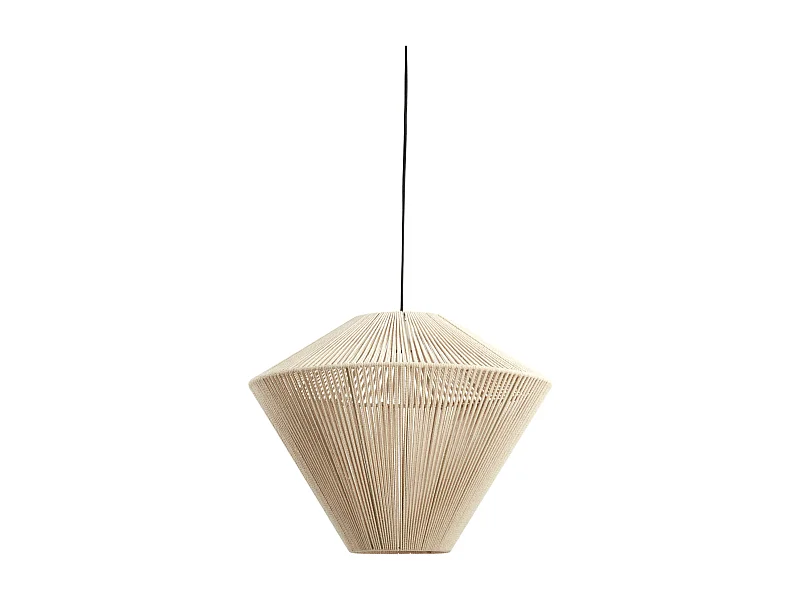 Hanglamp FELIDA - Ø53x37cm - Bruin