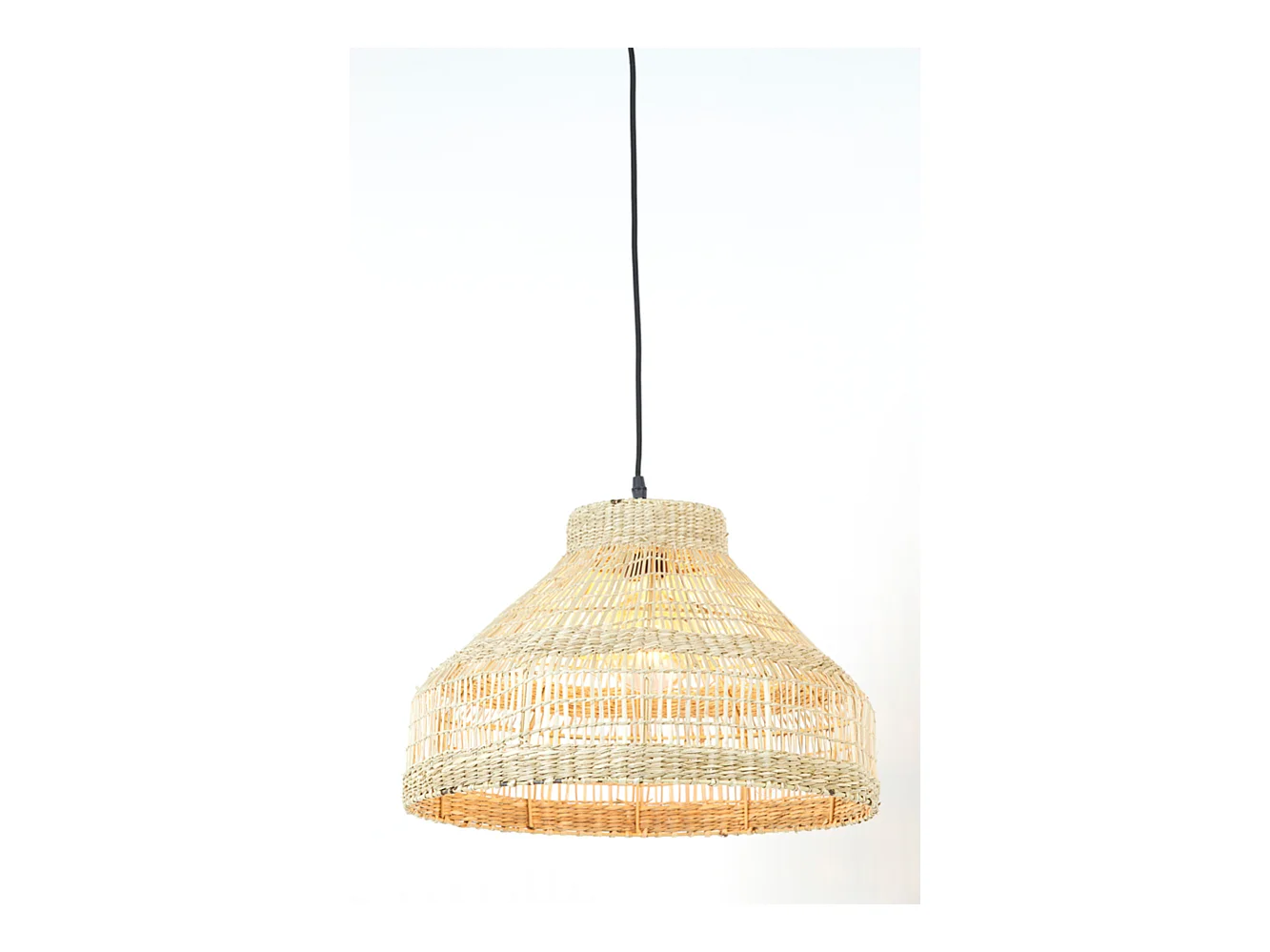 Suspension LATIKA - Ø45x30cm - Marron