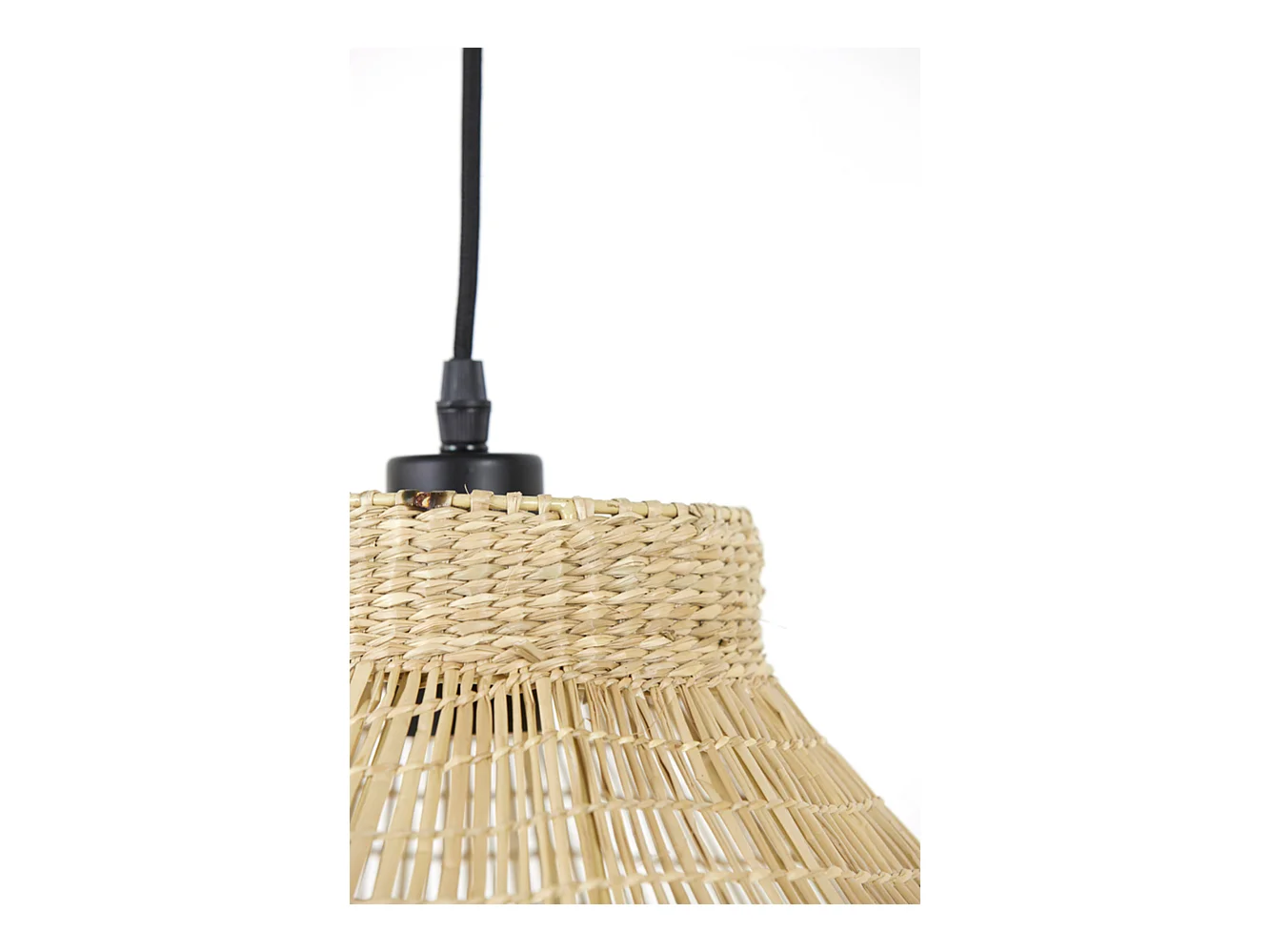 Suspension LATIKA - Ø45x30cm - Marron