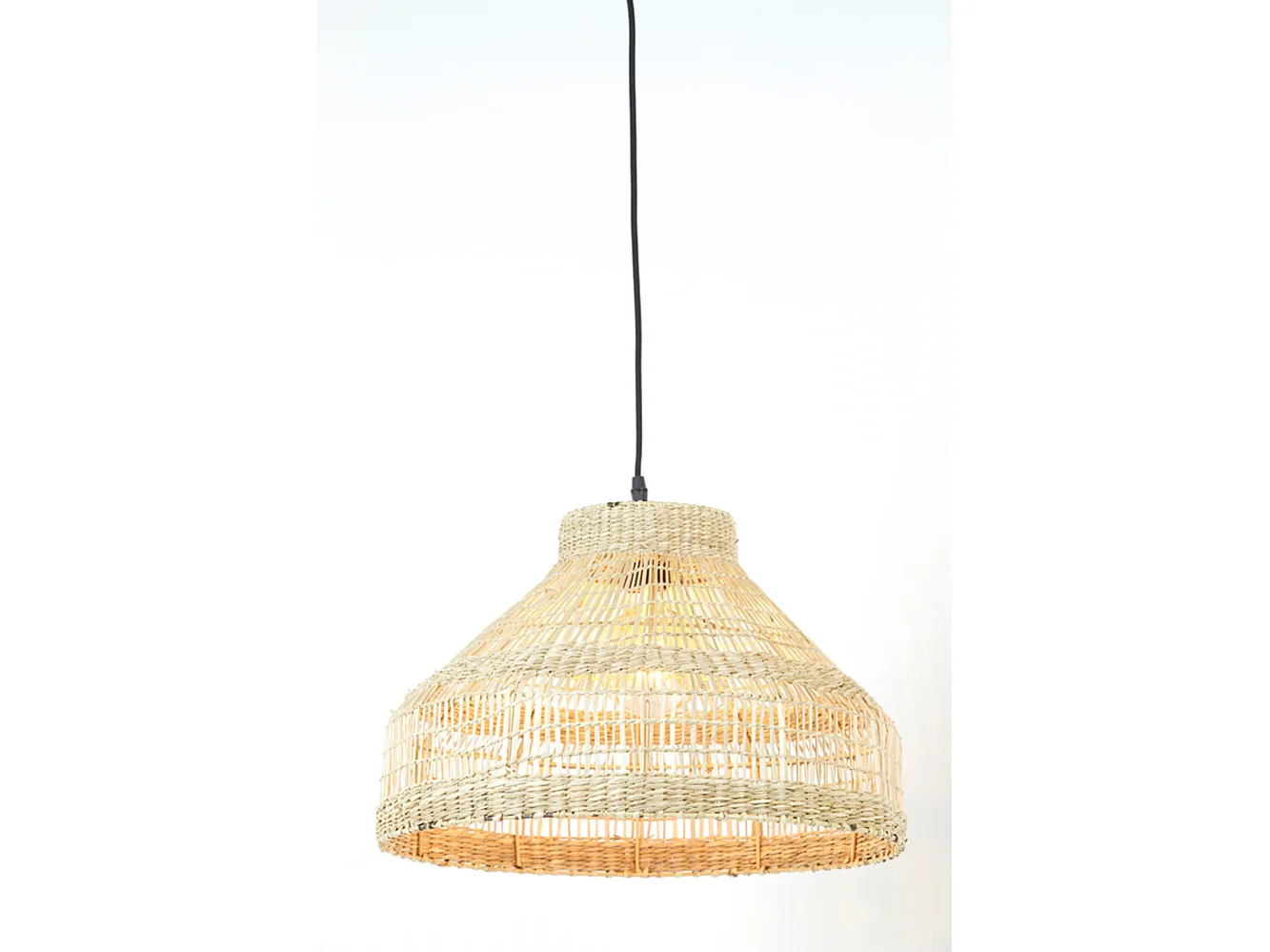 Suspension LATIKA - Ø45x30cm - Marron