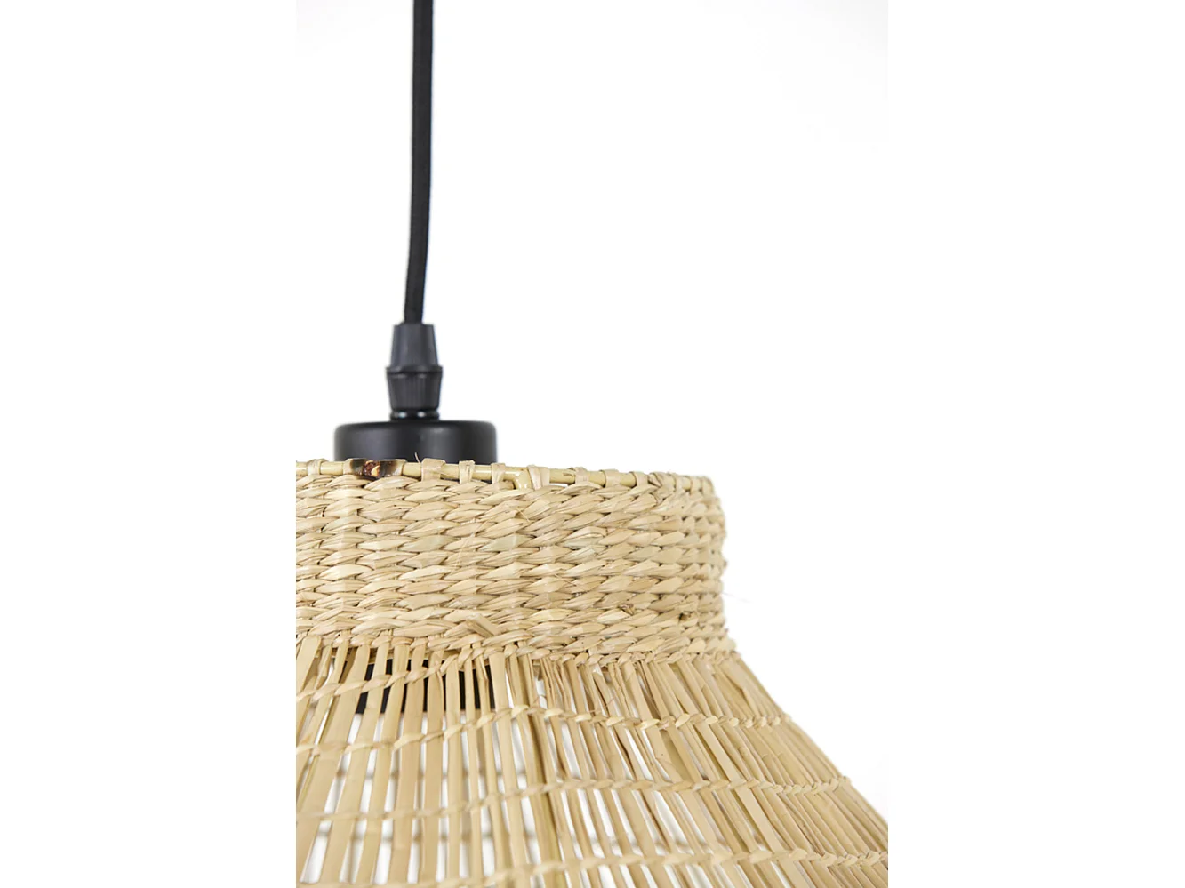 Suspension LATIKA - Ø45x30cm - Marron