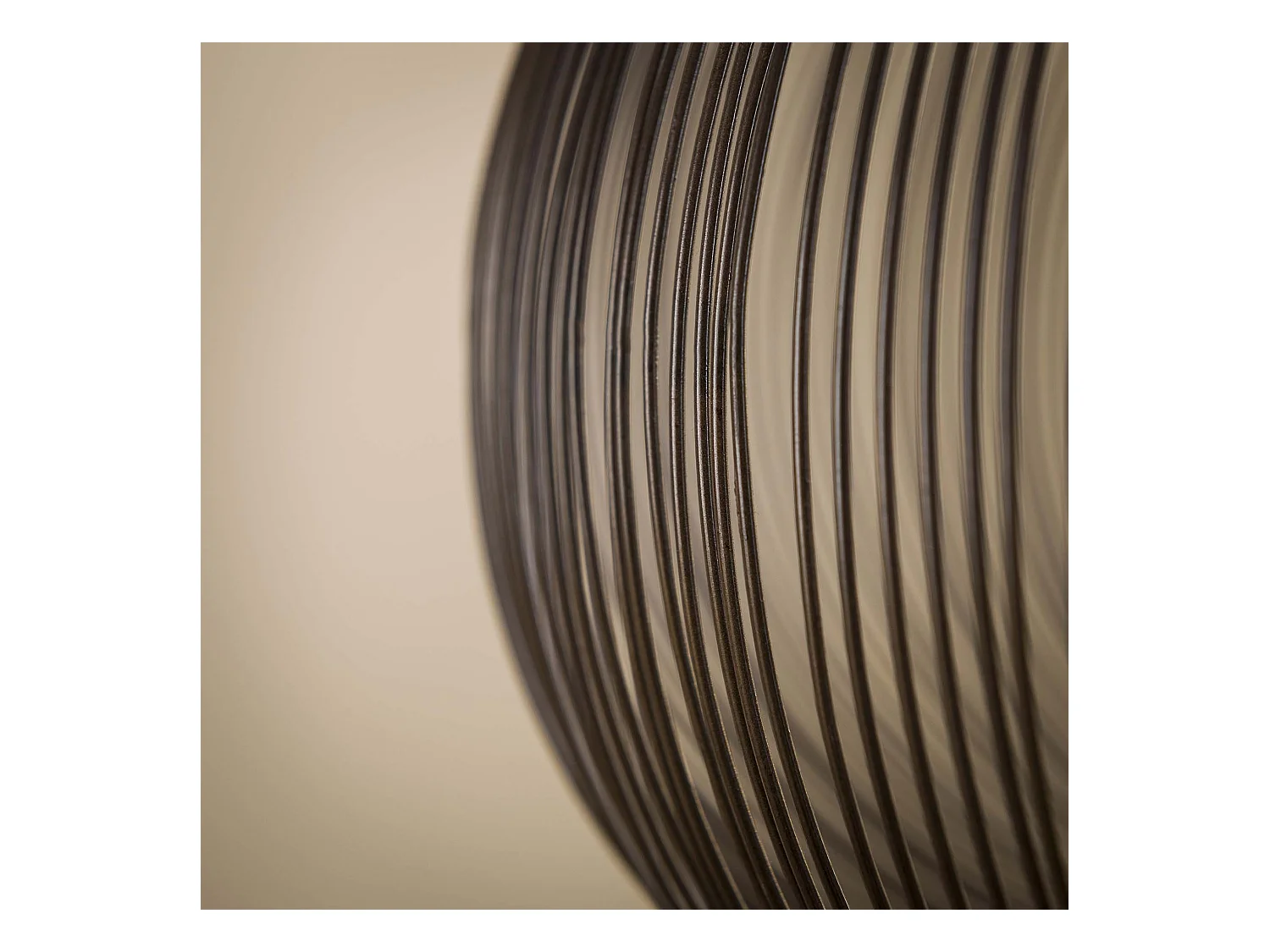 Suspension Copper Twist - Nickel Noir - Industriel - 70x70x150