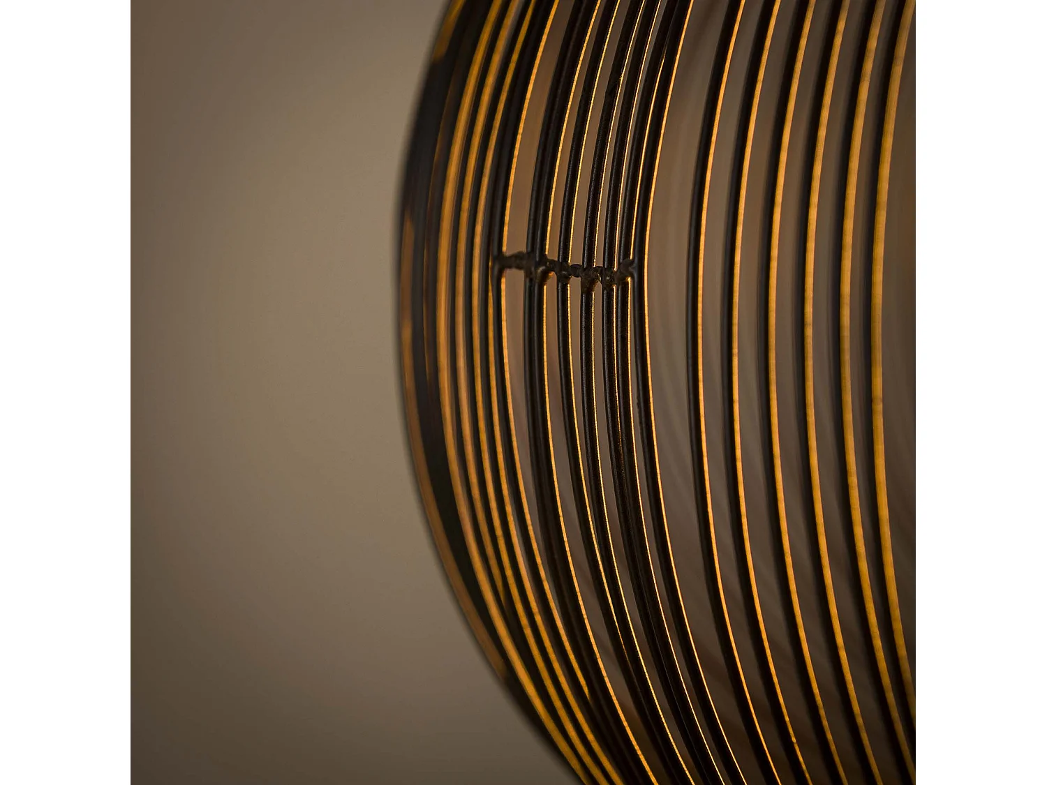 Pendelleuchte Copper Twist - Schwarznickel - Industriell - 70x70x150