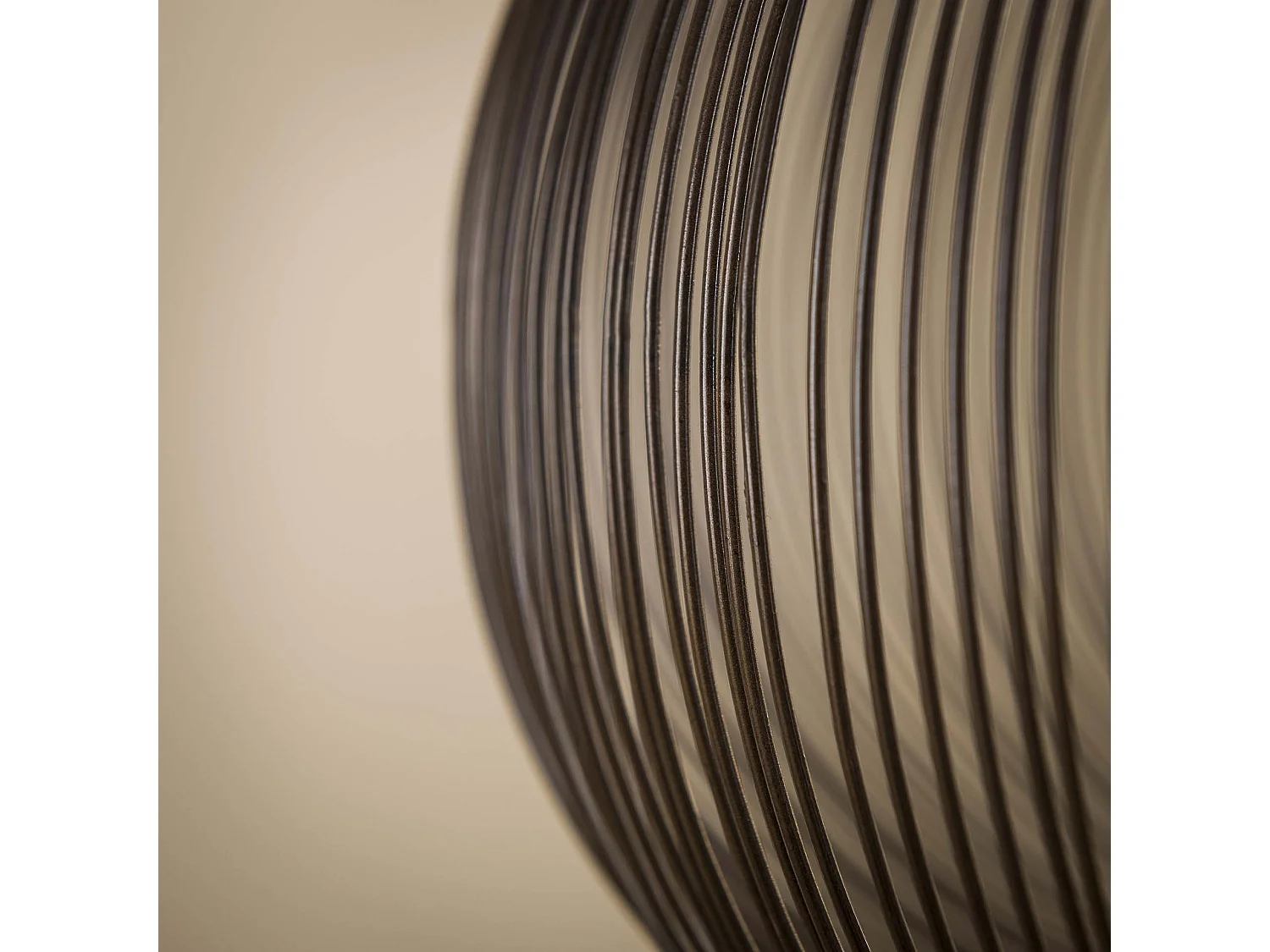 Pendelleuchte Copper Twist - Schwarznickel - Industriell - 70x70x150