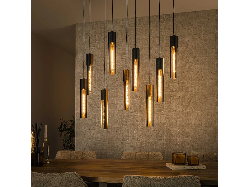 Suspension 5+4 Tubes - Noir Artic