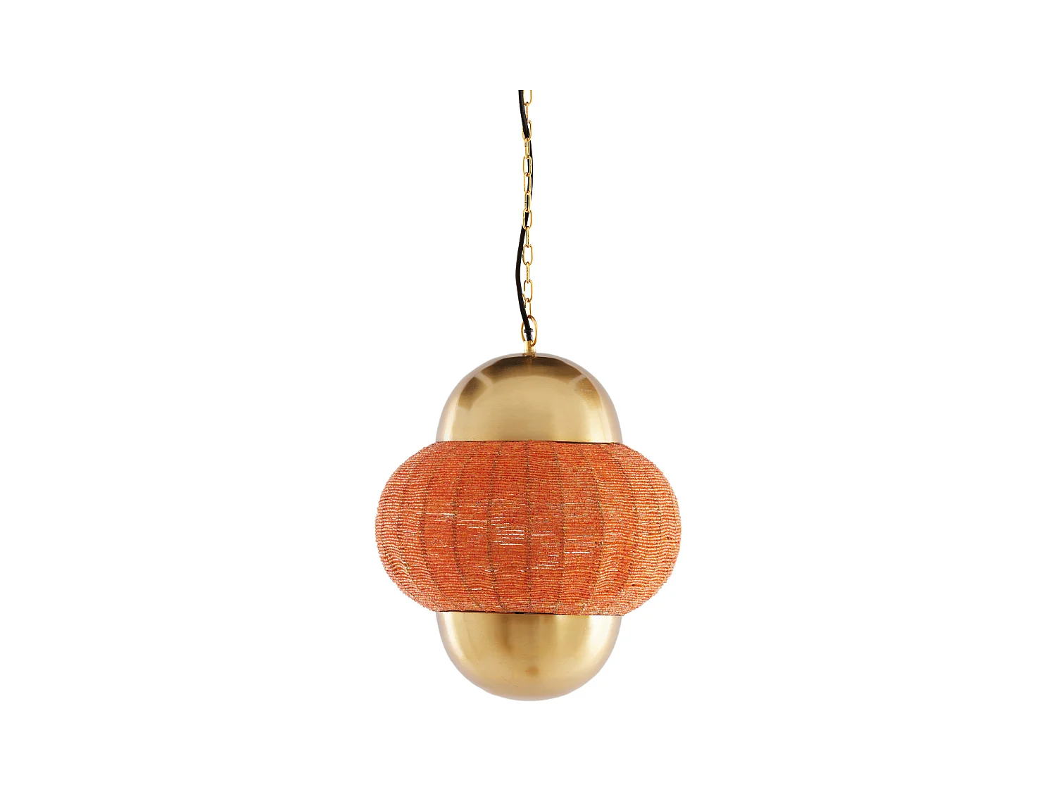 Lampe à suspension CETARA - Ø33x38cm - Orange