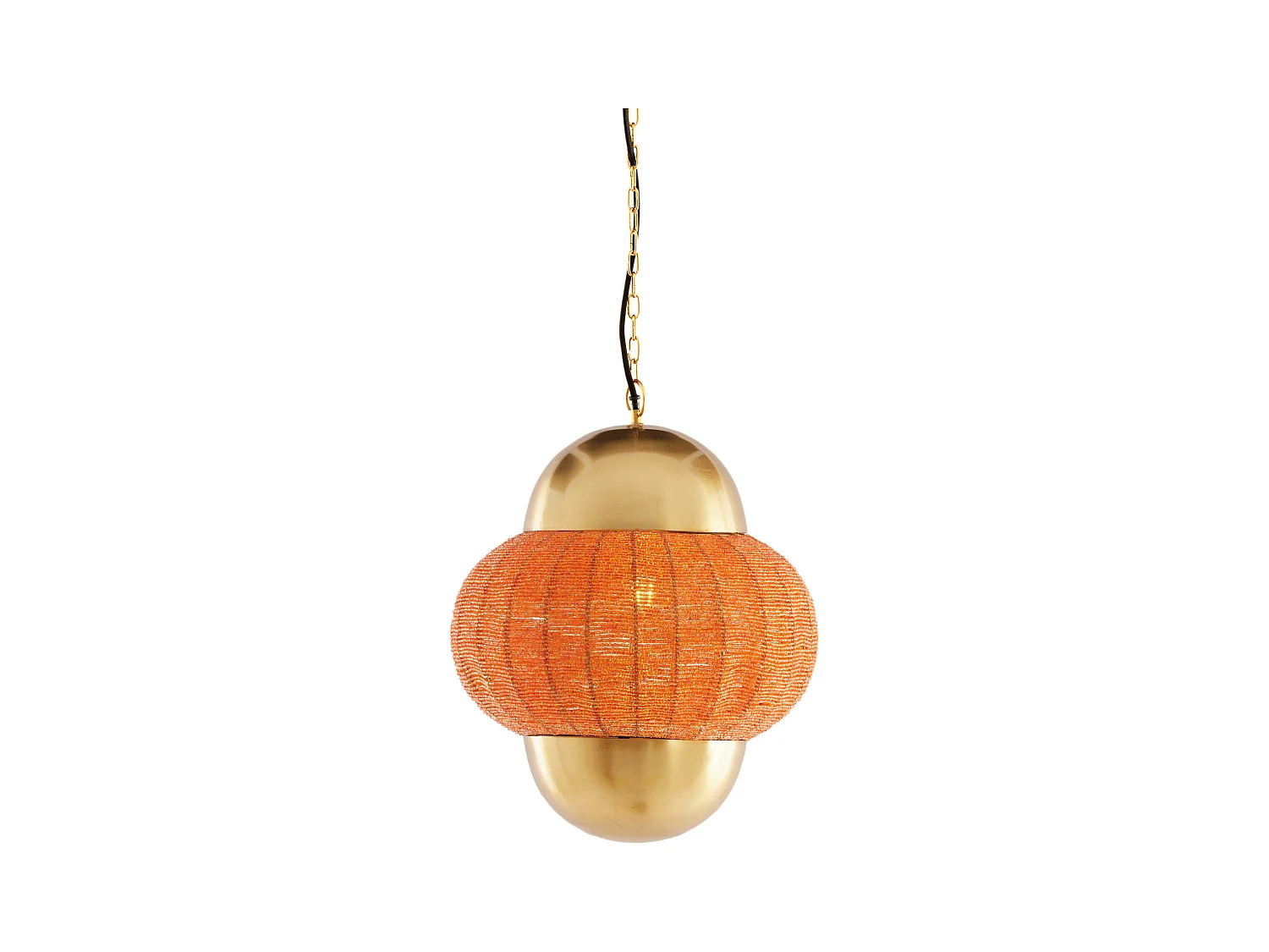 Lampe à suspension CETARA - Ø33x38cm - Orange
