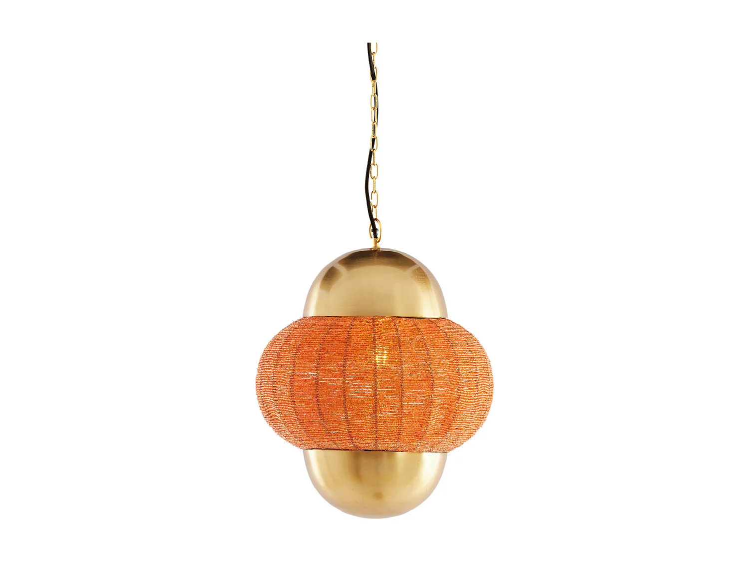 Lampe à suspension CETARA - Ø33x38cm - Orange