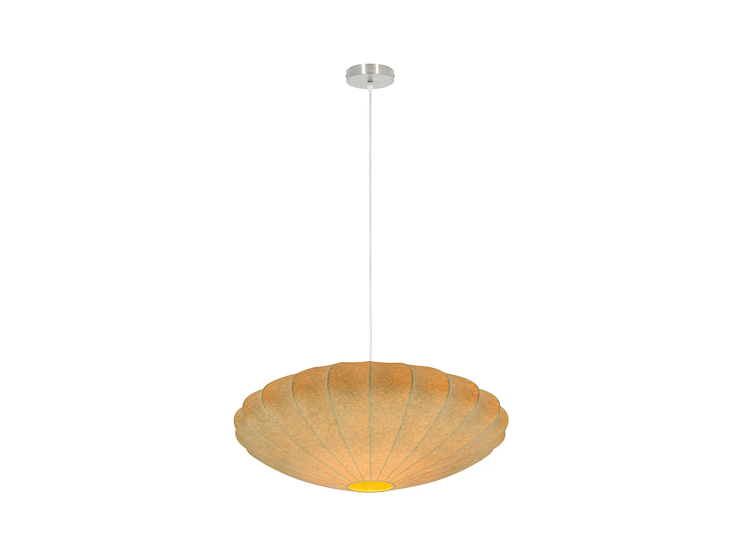 Suspension FAY - Ø60x26cm - Marron