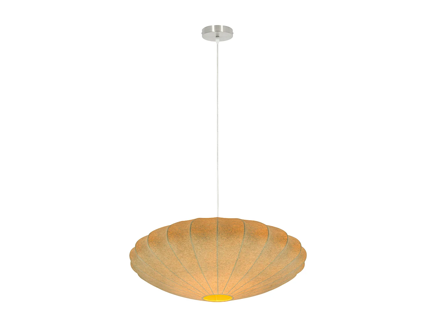 Suspension FAY - Ø60x26cm - Marron