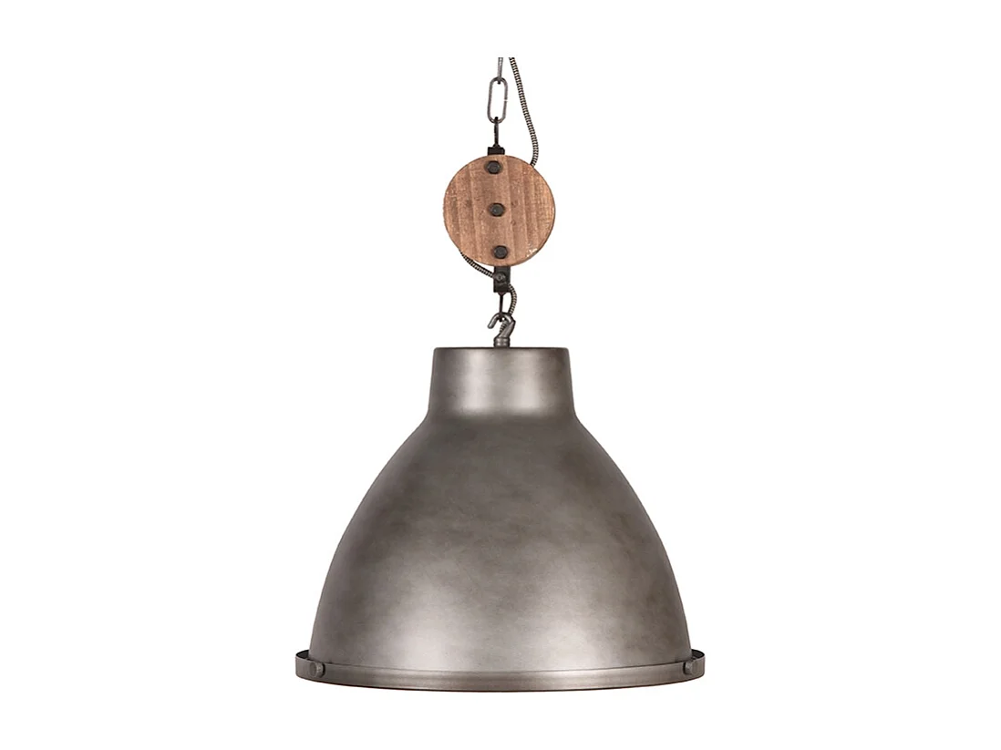 Lámpara colgante Dock - Gris - Metal