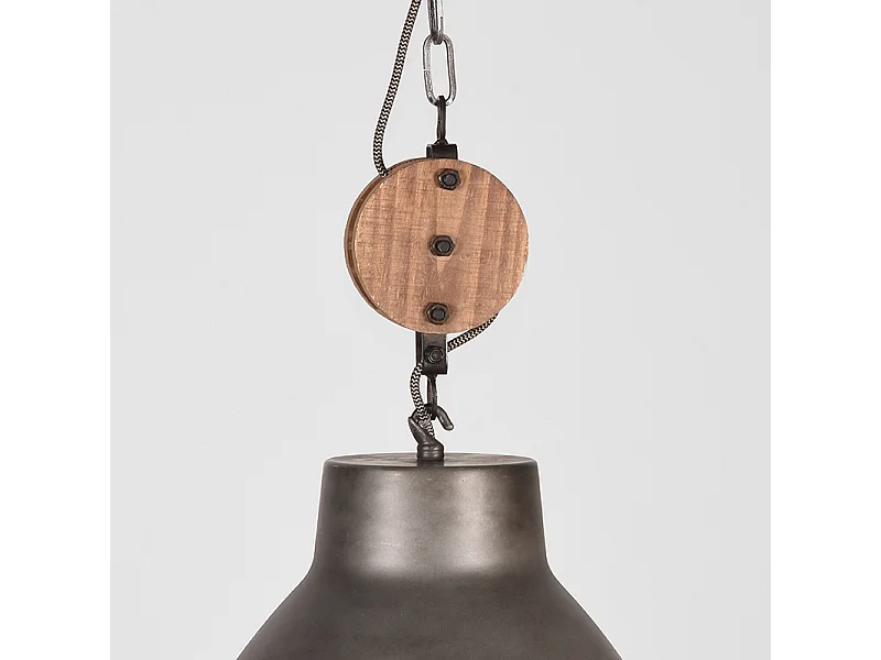 Lámpara colgante Dock - Gris - Metal