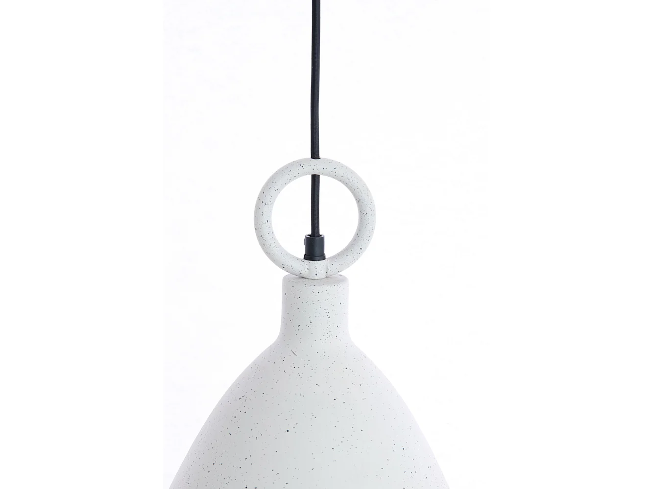 Suspension RISARI - Ø24x37cm - Blanc