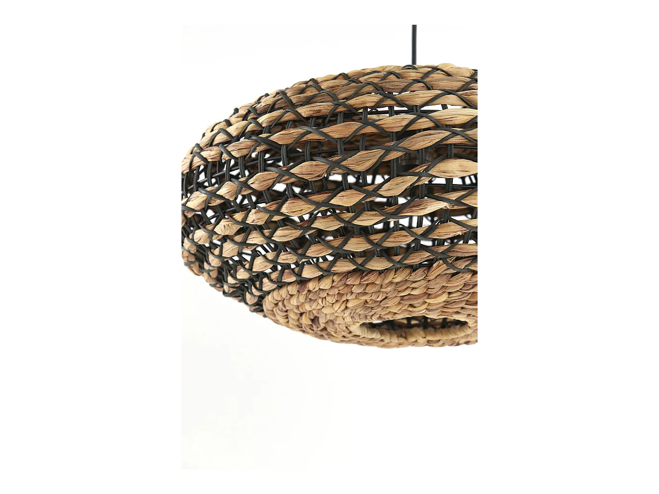 Hanglamp TRIPOLI - Ø50x23.5cm - Zwart