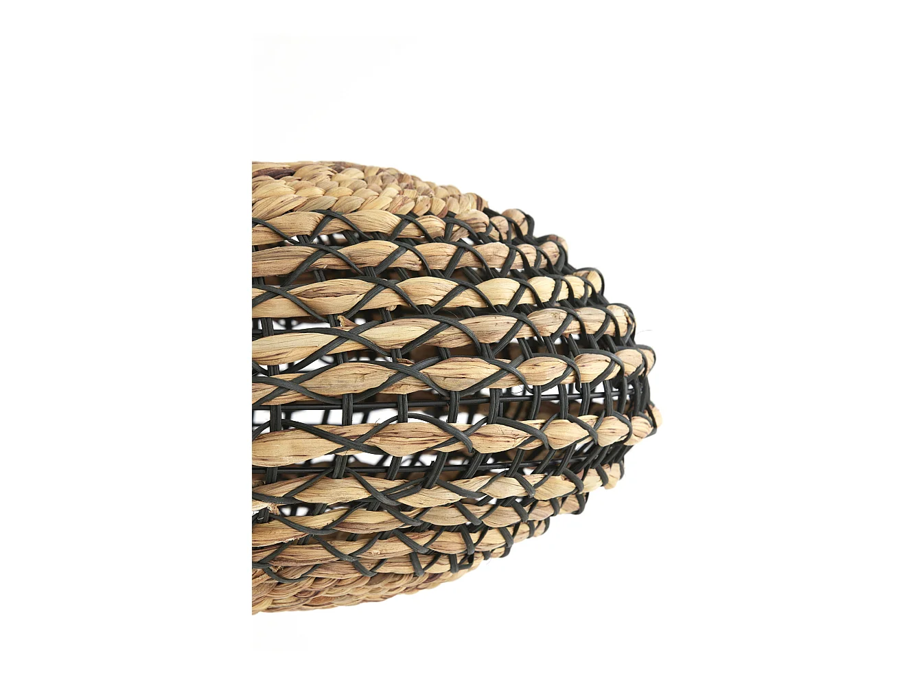 Hanglamp TRIPOLI - Ø50x23.5cm - Zwart