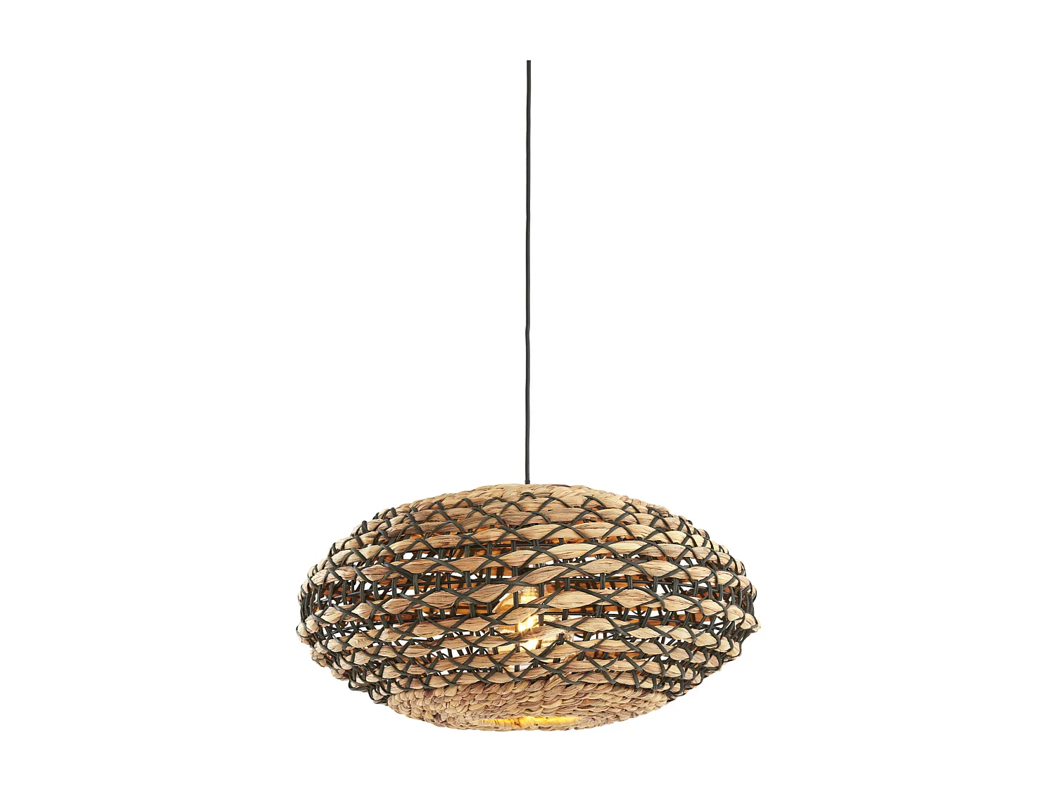 Suspension TRIPOLI - Ø50x23,5cm - Noir