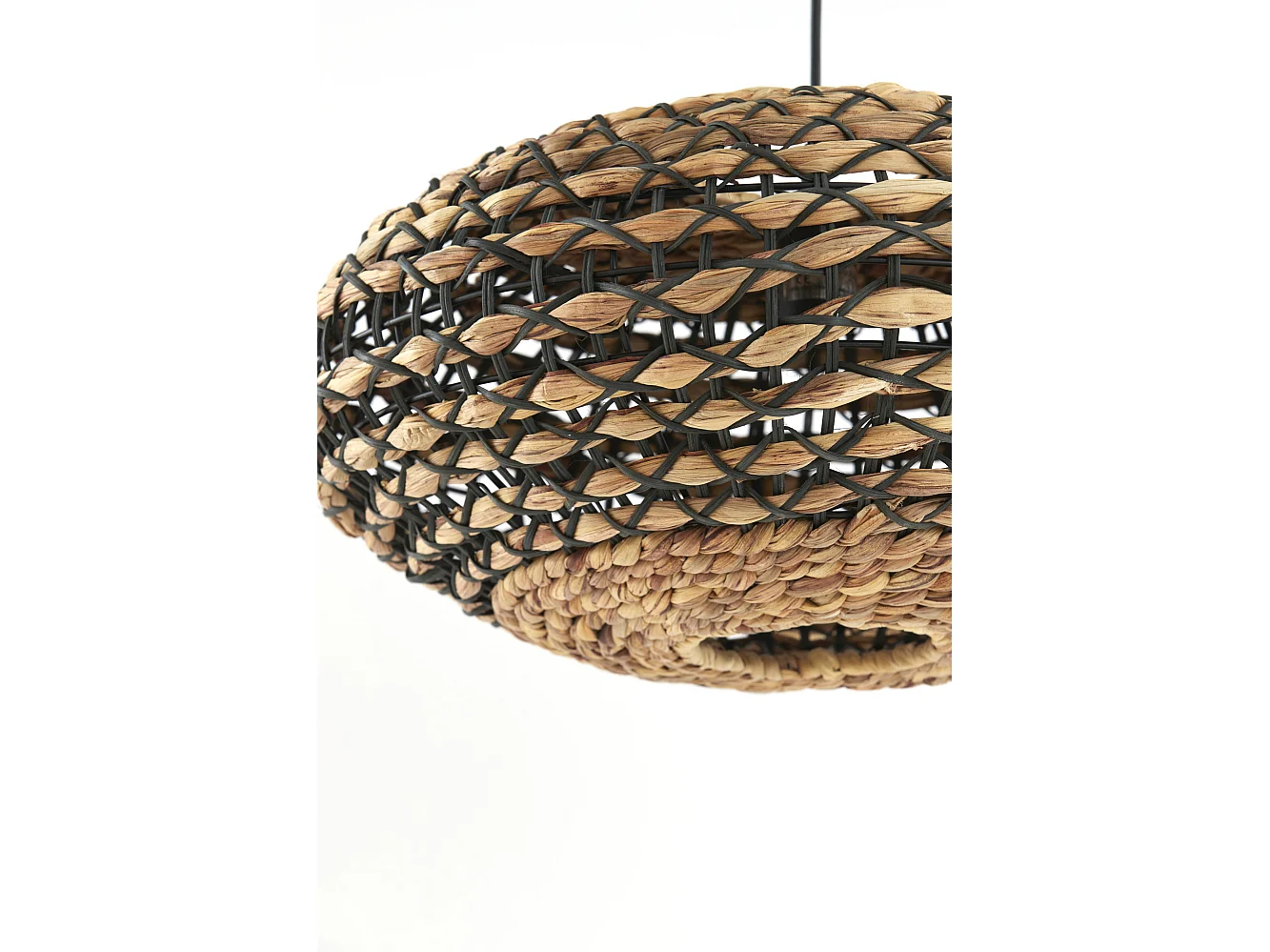 Suspension TRIPOLI - Ø50x23,5cm - Noir