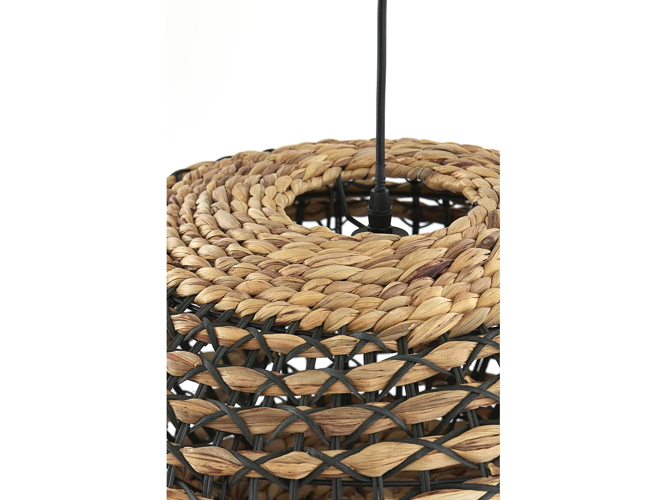 Suspension TRIPOLI - Ø50x23,5cm - Noir