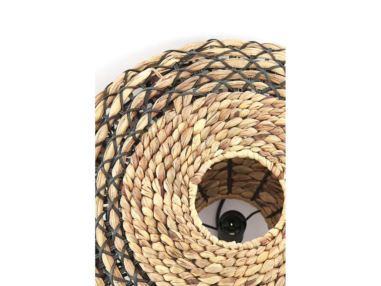 Suspension TRIPOLI - Ø50x23,5cm - Noir