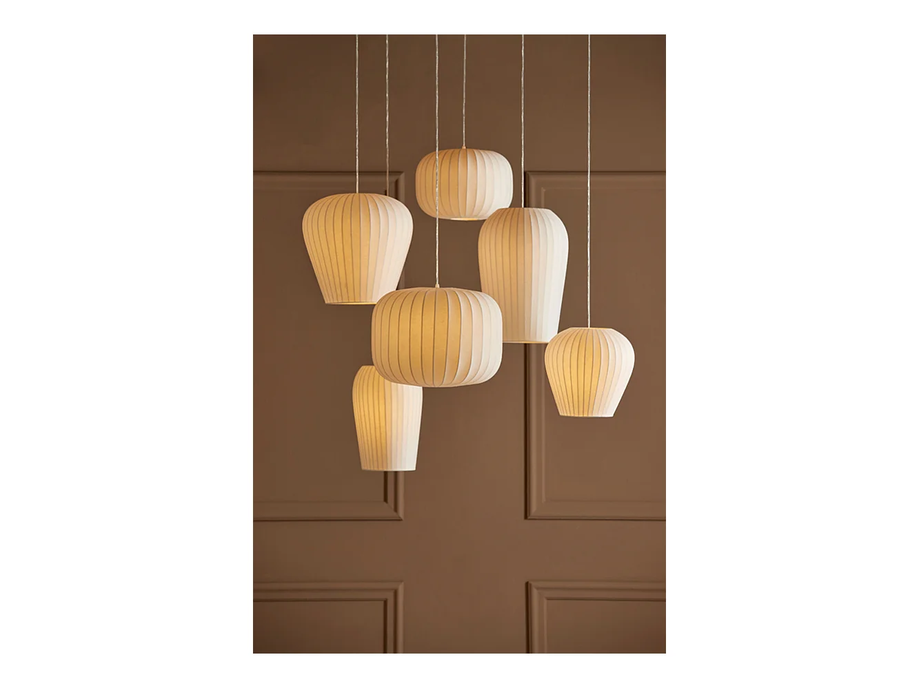 Suspension XELA - Ø37,5x37,5cm - Blanc