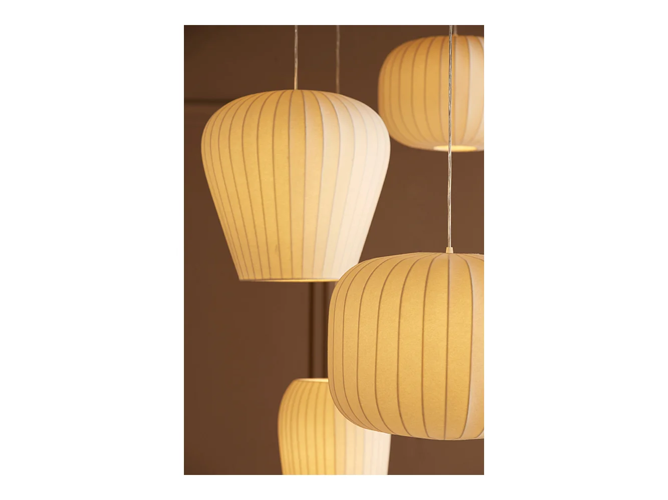 Suspension XELA - Ø37,5x37,5cm - Blanc