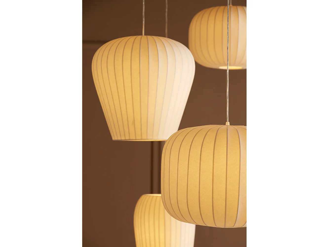 Suspension XELA - Ø37,5x37,5cm - Blanc